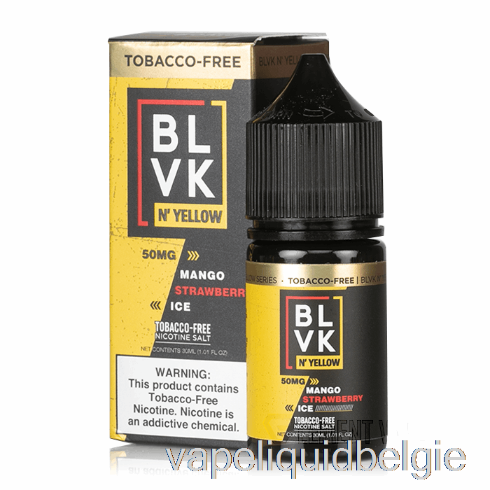 Vape België Mango-aardbei-ijs - Blivk N' Geelzouten - 30ml 50mg